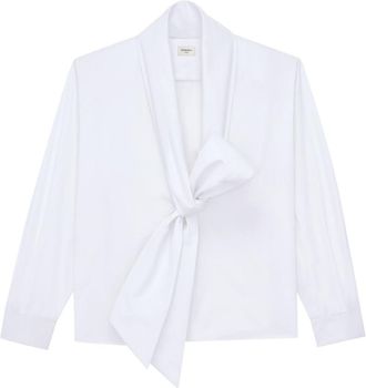 Saint Laurent White Regular Solid Shirt