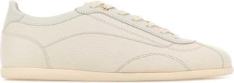 Brunello Cucinelli Ivory Leather Sneakers