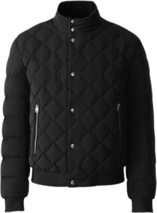 Mackage Gewatteerde donsjas - Heren - Winterjassen - Zwart - 4XS - Leer - Jassen