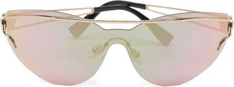 Versace gold-tone sunglasses - Pink