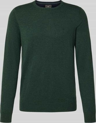 Fynch-Hatton Fynch-Hatton Regular Fit Pullover mit Kaschmir-Anteil Modell Merino in Bottle, Größe XXXL