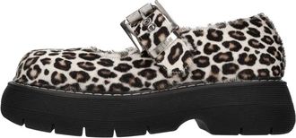 Msgm Ballerina van ponyhaar - Dames - Ballerinas - Veelkleurig - 39 EU - Schoenen