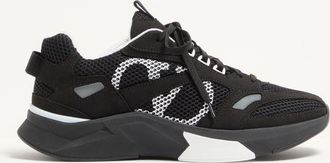 Valentino Garavani Demivee trainer in mesh fabric with suede inserts