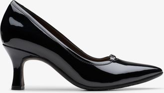 Clarks Kataleyna West Zwarte Pat Schoenen