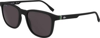 Lacoste Rechthoekige Zonnebril - Heren - Zonnebrillen - Zwart - 53 MM - Accessoires