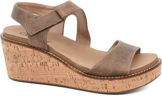 Corkys Footwear Womens Five Oclock Somewhere Wedge In Tan