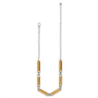 Brighton Womens Meridian Geo Collar Necklace In Gold