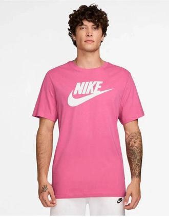Nike Mens Nike Futura Icon T-Shirt Pink - Size: 40