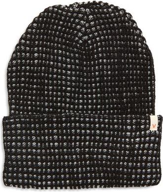 Verloop Simple Grid Beanie in Black at Nordstrom