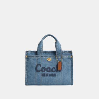 Coach Womens Cargo Tote Bag 26 - Blue - One Size