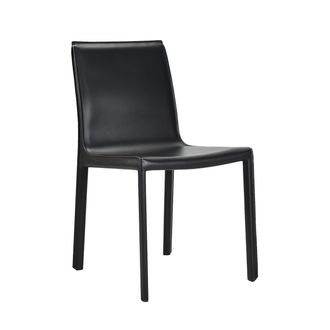 Unico Milano Set of 2 LUSAKA dining chairs, black