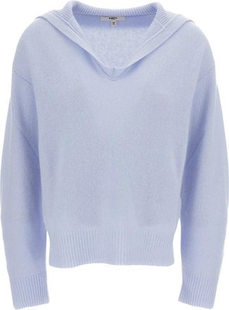 Barena Polo-stijl Kasjmier Trui - Dames - Polos - Blauw - XS - Kasjmier - Tops