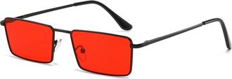 Generic Mens Sports Sunglasses Womens Outdoor Commuting Driving Sun Glasses(Red)