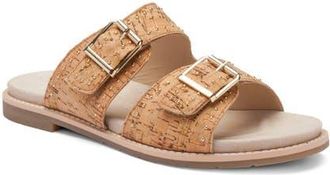Ara Elm Studded Buckle Strap Slide Sandal in Natural at Nordstrom, Size 9.5-10Us