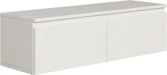 Selsey Selsey - bemmi -Mueble de tv suspendido con 2 puertas -100 cm -blanco