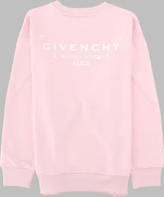 Givenchy Logo-Embroidered Cotton Sweatshirt - Pink
