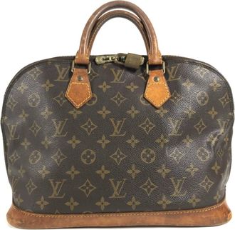 Louis Vuitton Brown Monogram Canvas Handbag Tote Bag (Pre-Owned)