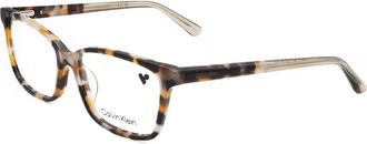 Calvin Klein Mens 54mm Vintage Havana Opticals