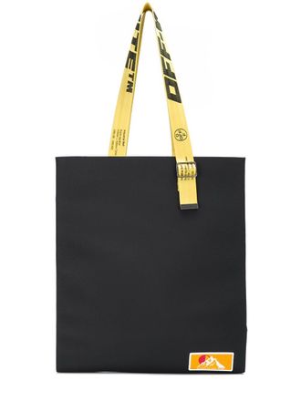 Off-white Borsa a mano con manici industrial - Nero
