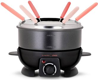 Livoo Fondue Electrica 650w 6 Tenedores - Doc308 Livoo