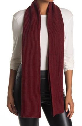Portolano Merino Wool Scarf in Red Melange at Nordstrom Rack