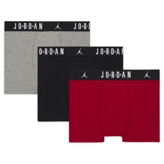 Nike Jordan Big Kids Cotton Core Boxer Briefs (3-Pack) in Multicolor | 9J0633-H24
