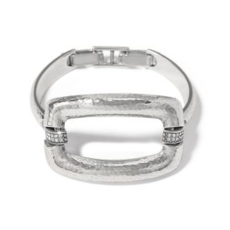 Brighton Womens Meridian Geo Dew Bracelet In Silver
