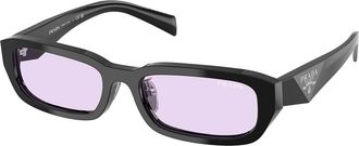 Prada PR B06SF Asian Fit 16K40J Womens Sunglasses Black Size 55