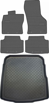 OEM Juego De Alfombrillas De Goma Para Coche Y Maletero Para Volkswagen Passat B8 Sed&aacute;n (a Partir De Diciembre De 2014)