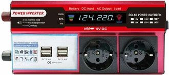 OEM Inversor De Energ&iacute;a Solar De Alta Eficiencia, Inversor De Onda Sinusoidal Pura Para El Hogar, El Autom&oacute;vil, El Rv, Inversor De Energ&iacute;a Solar Con Panta