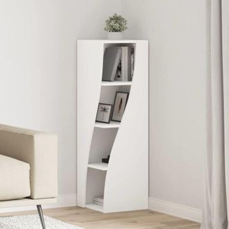 vidaXL vidaXL Mobile angolare 32x32x102cm Legno multistrato