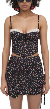 For Love & Lemons Camille Mini Skirt