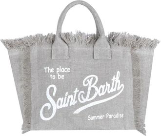 MC2 Saint Barth Colette Tote - Dames - Shoppers - Beige - ONE Size - Linnen - Tassen