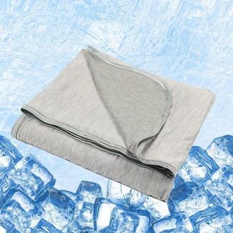 OEM Manta Refrescante De Verano Para Adultos - Fibra Refrescante Japonesa Q-max0,45, Manta Refrescante De Doble Cara Para Cama, Sof&aacute;, Viajes, 127x152