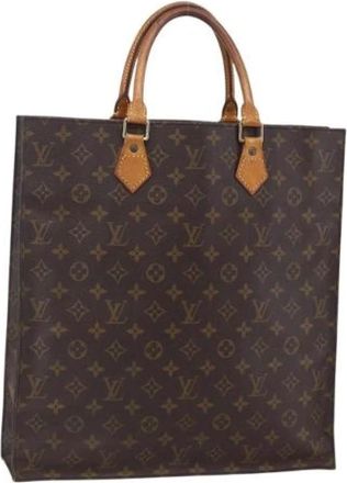 Louis Vuitton Pre-owned Tote Bags, female, Brown, Size: ONE SIZE Pre-owned Vintage Canvas Tote Bag