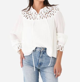 Jonathan Simkhai Mattea Crochet Top In White