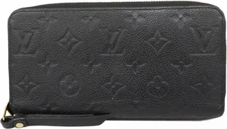 Louis Vuitton Noir Long Wallet (Bi-Fold) (Pre-Owned)
