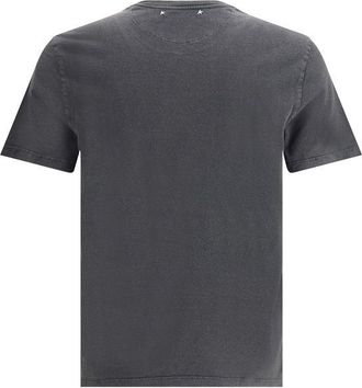 Golden Goose Mens Gray Cotton T-Shirt