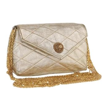 Chanel Clutch Vintage in Pelle Pre-owned - - Pre-owned - Donna - Giallo - ONE SIZE