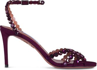 Aquazzura Sandali con decorazione 90mm - Rosso