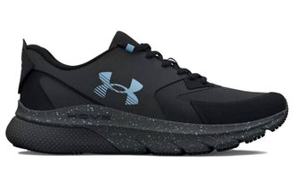 Under Armour Womens Hovr Turbulence Running Shoes In Black/blue