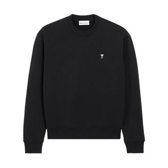 Ami Sweatshirts, male, Black, Size: L De Coeur Crewneck Sweatshirt