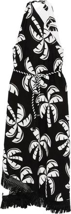 Farm Rio Palm-print Midi Dress