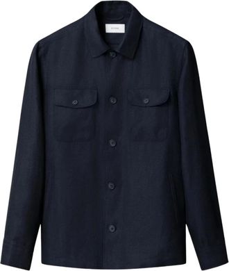 Eton Vests - Heren - Zomerjassen - Blauw - XL - Jassen