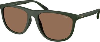 Polo Ralph Lauren PH4231U 559673 Mens Sunglasses Green Size 57