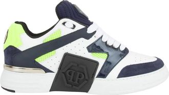 Philipp Plein Leren Lo-Top Sneakers - Heren - Sneakers - Veelkleurig - 46 EU - Leer - Schoenen