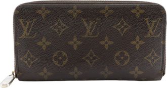 Louis Vuitton Brown Monogram Long Wallet (Bi-Fold) (Pre-Owned)