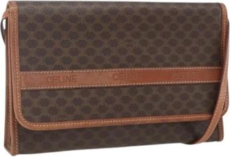 Celine Pre-owned Cross Body Bags, female, Brown, Size: ONE SIZE Pre-owned Plastic Cross Body Bag