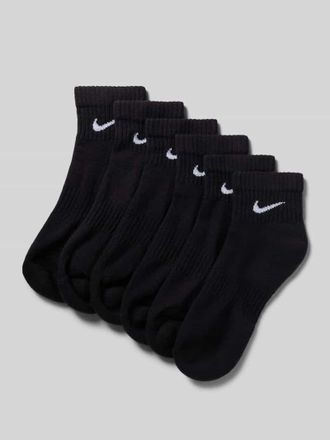 Nike Socken im 6er-Pack mit Logo-Detail Modell Everyday in Black, Gr&ouml;&szlig;e 38-42