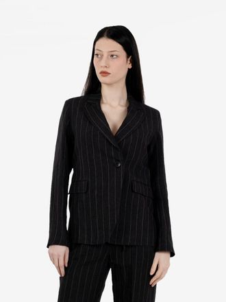 DIEGA Blazer Varizo gessato noir / ecru